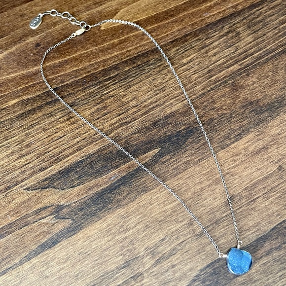 RARE Julio Designs Handmade Druzy Necklace | Layering Necklace | Gold - Picture 4 of 10